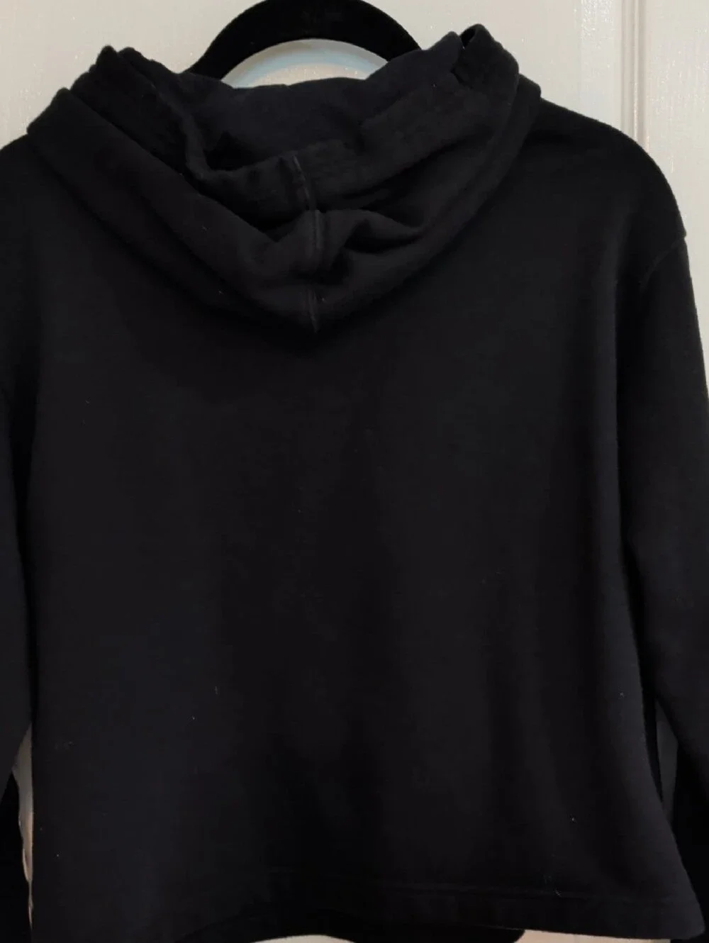 Converse Black Hoodie with Metallic Silver All Star Logo